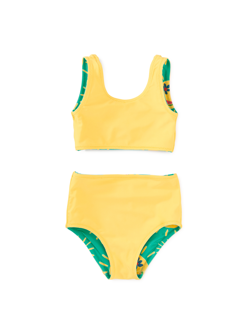 Reversible Swimsuit Set in Smiley Sun - View 2