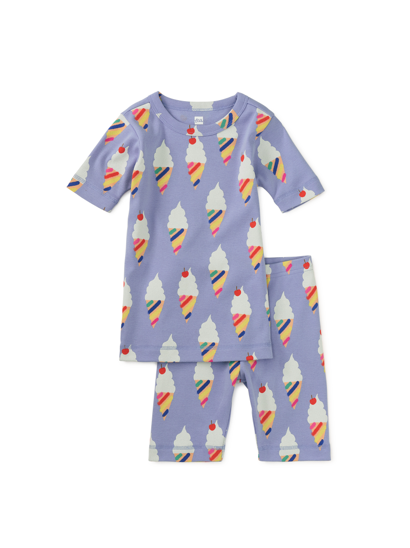 In Your Dreams Pajama Set in Rainbow Ice Cream - View 1