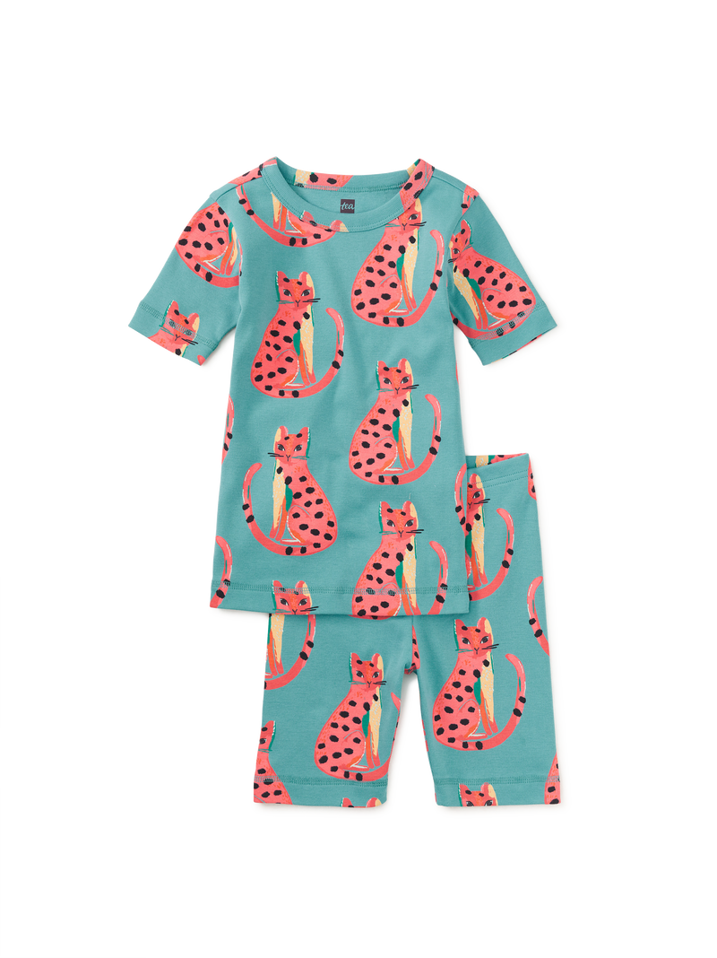 In Your Dreams Pajama Set in Painted Jaguars - View 1