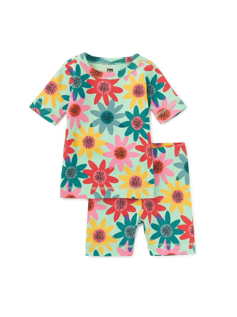 In Your Dreams Pajama Set in Bright Passion Flower - View 2