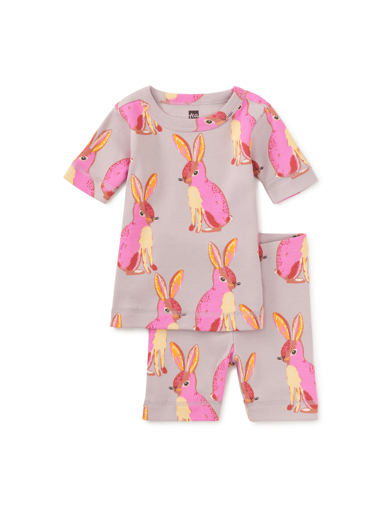 In Your Dreams Pajama Set in Monets Bunnies - View 2