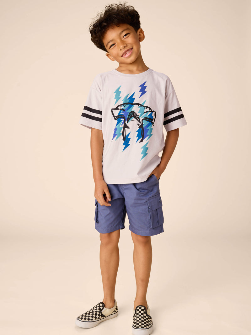 Shark Sporty Graphic Tee in Vapor - View 2