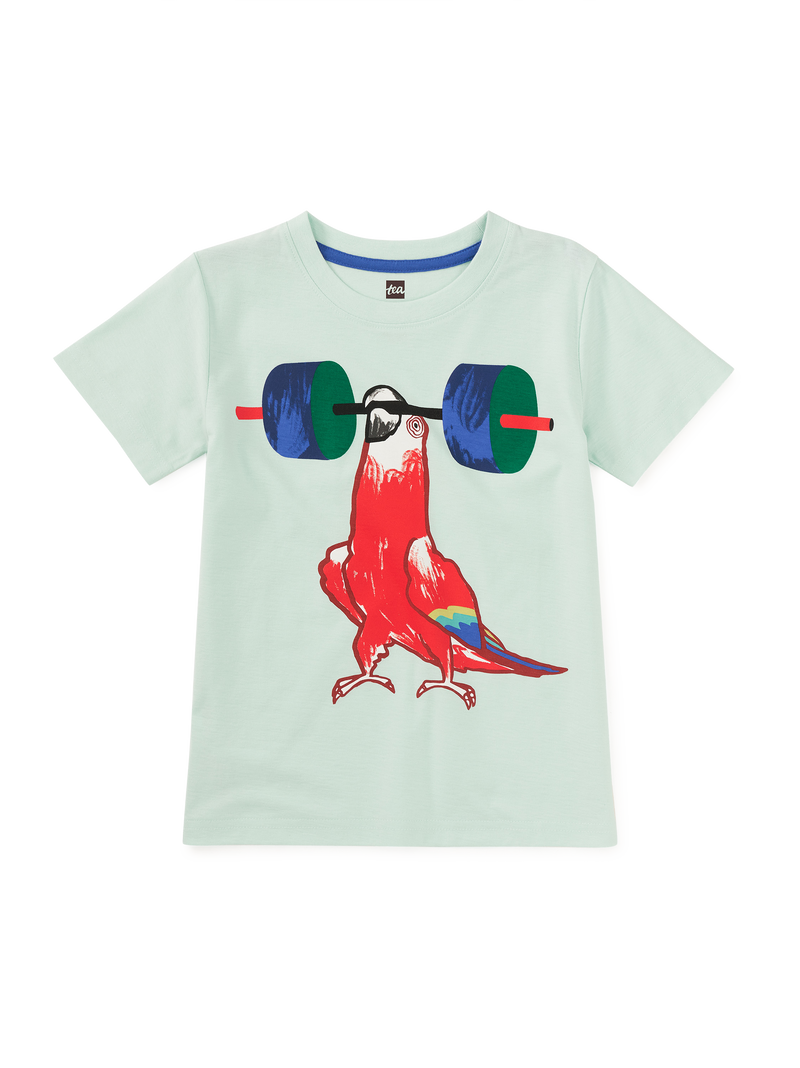 Parrot Strength Graphic Tee in Garden Party - View 1
