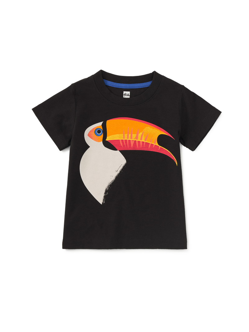 Toucan Graphic Tee in Jet Black - View 2