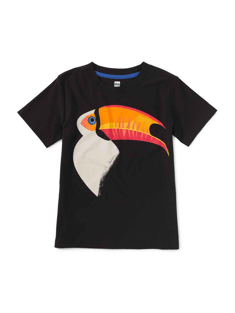Toucan Graphic Tee in Jet Black - View 1
