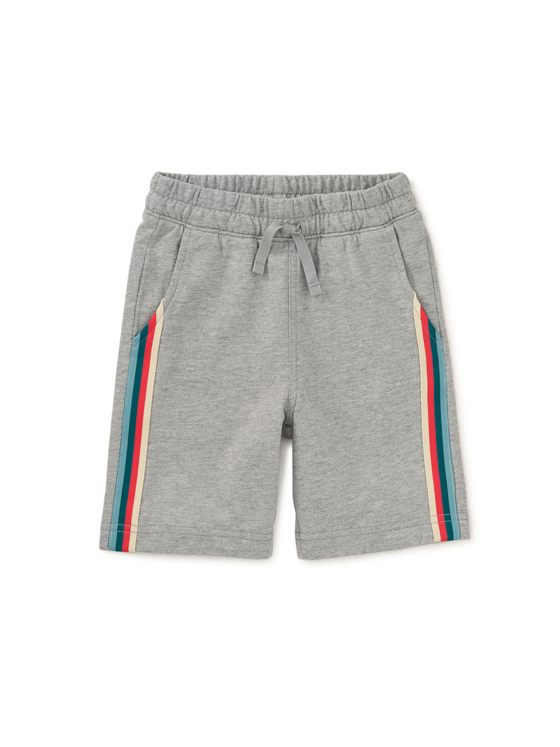 Soca Shorts in Med Heather Grey - View 1
