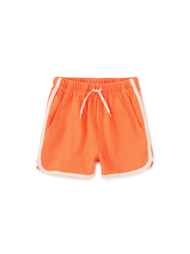 Sporty Ringer Shorts in Goldfish - View 1
