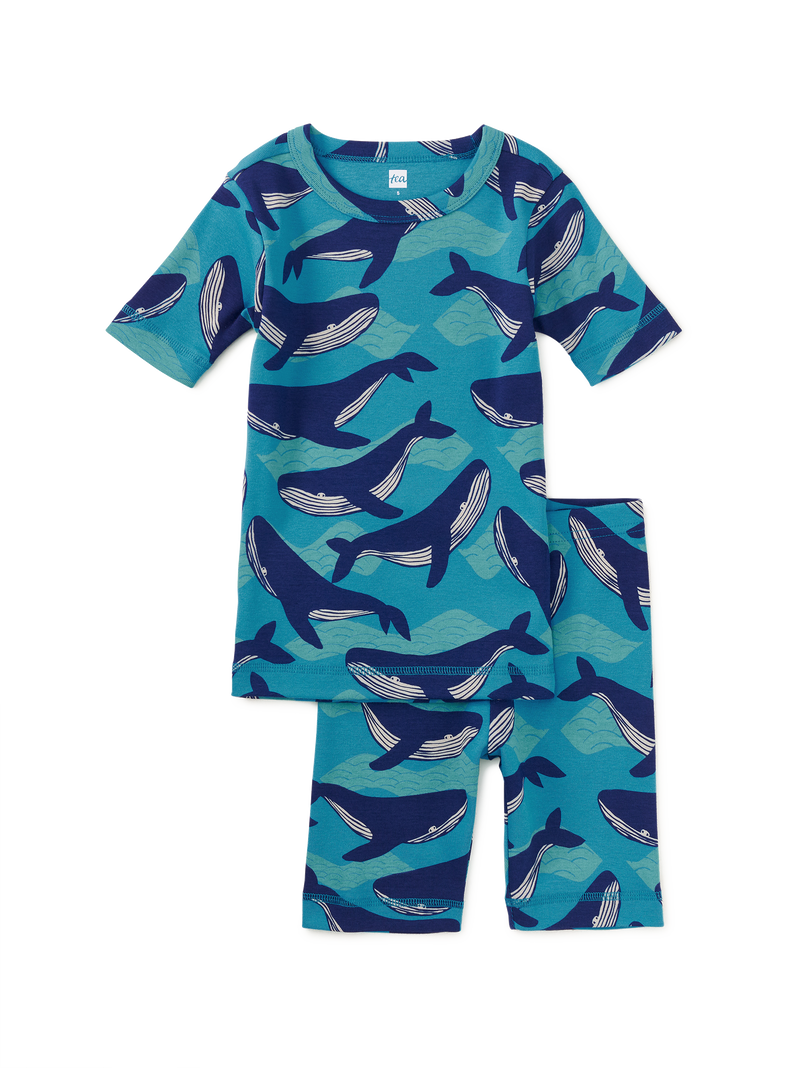 In Your Dreams Pajama Set in Humpback Whales - View 1