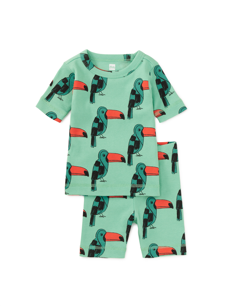 In Your Dreams Pajama Set in Sketched Toucan - View 2
