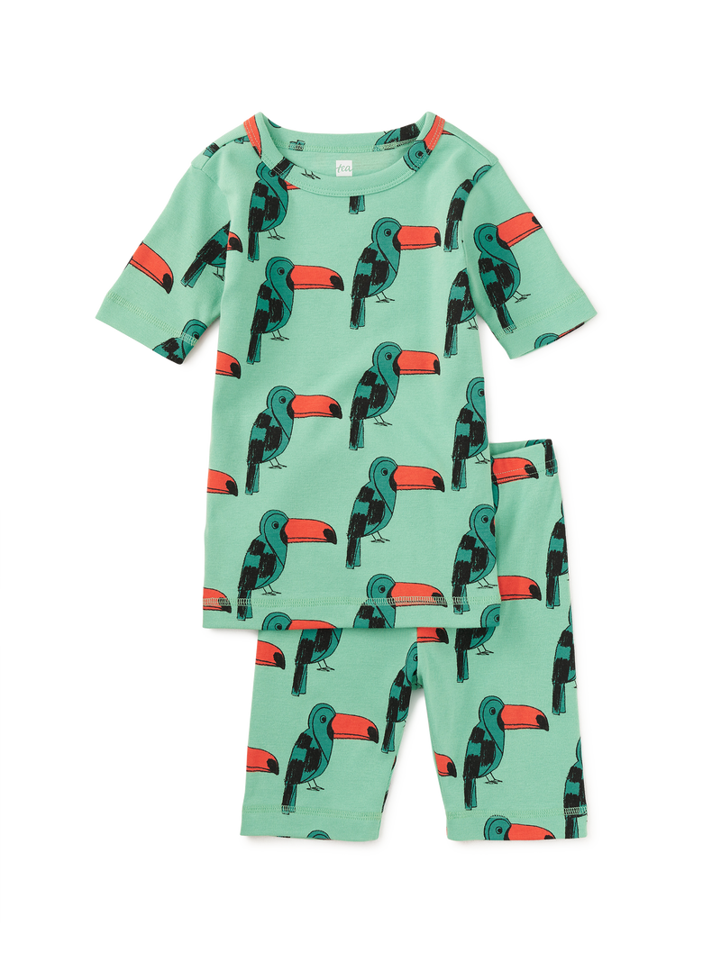 In Your Dreams Pajama Set in Sketched Toucan - View 1