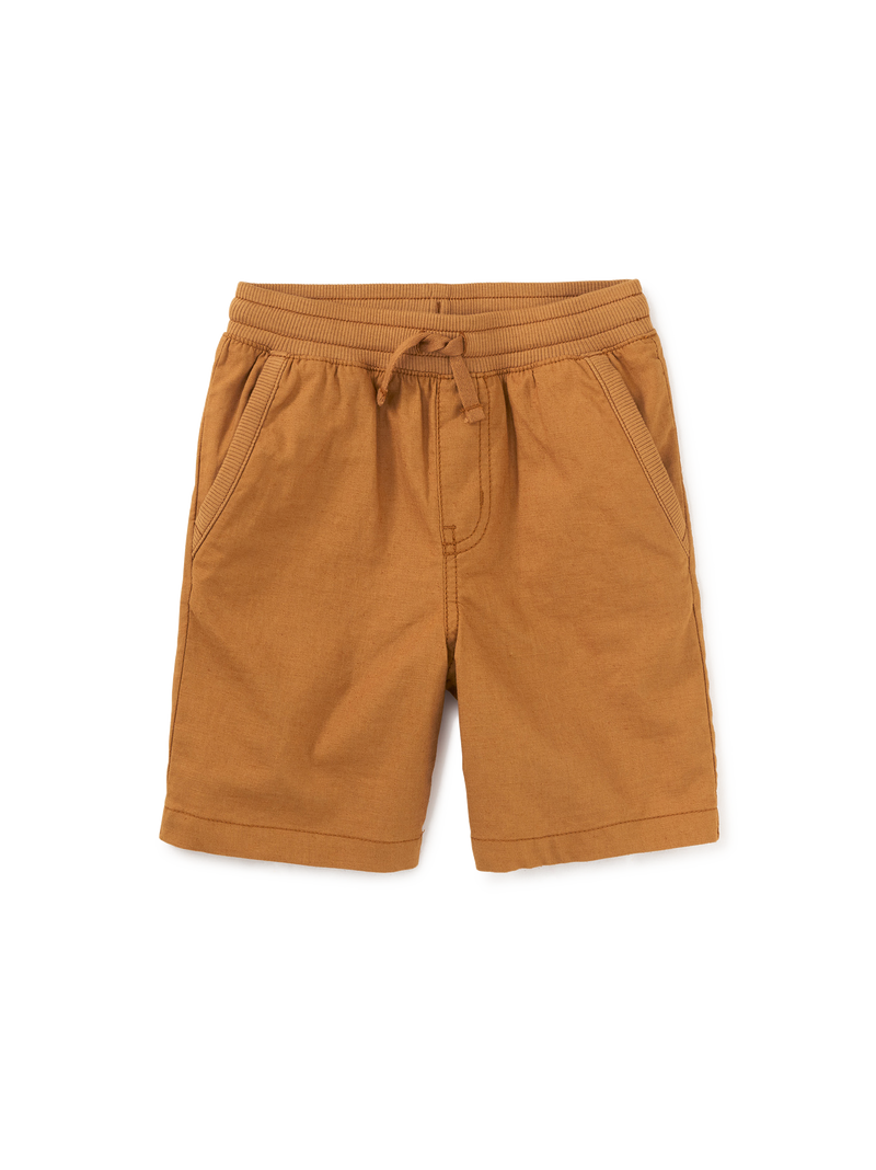 Make Tracks Shorts in Whole Wheat - View 1