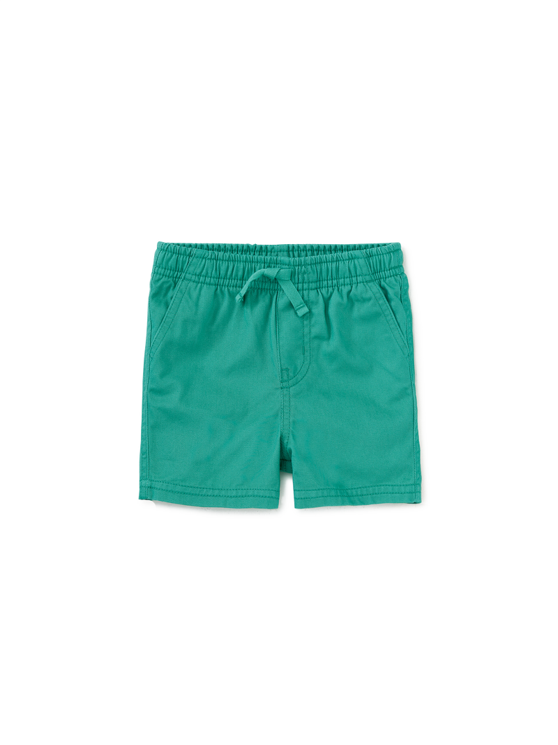 Twill Sport Shorts in Light Laguna - View 2