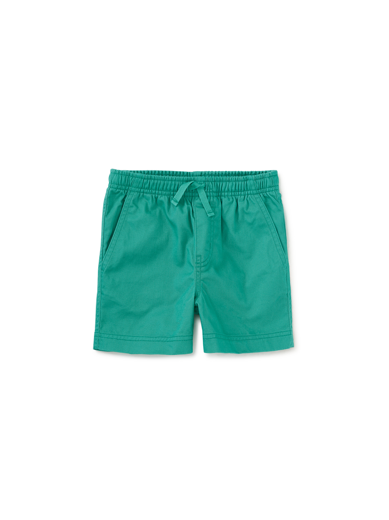 Twill Sport Shorts in Light Laguna - View 1