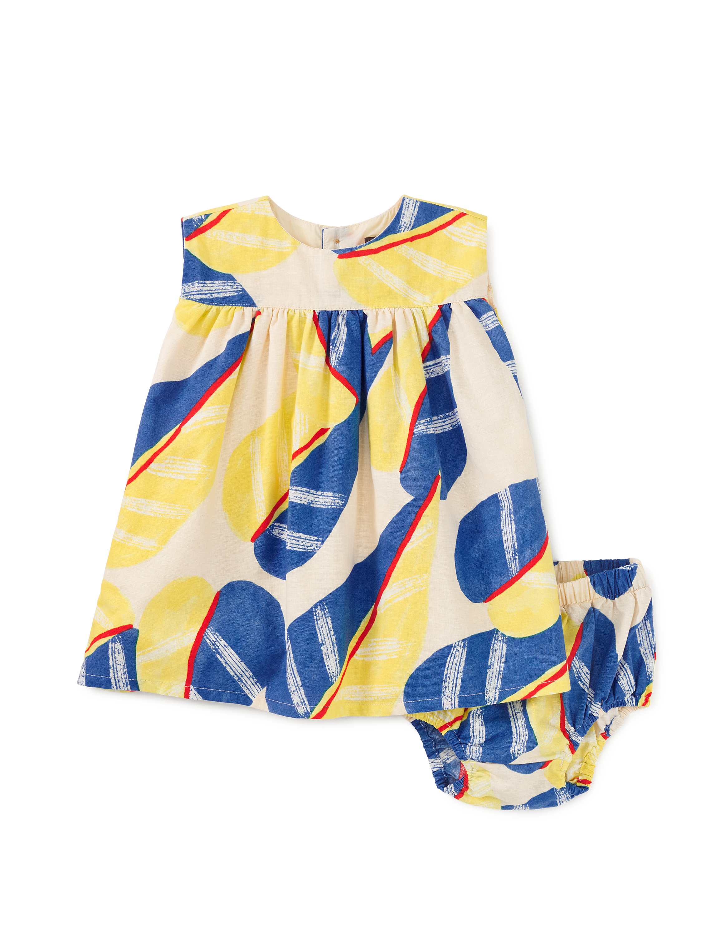 Printed Empire Baby Dress Set