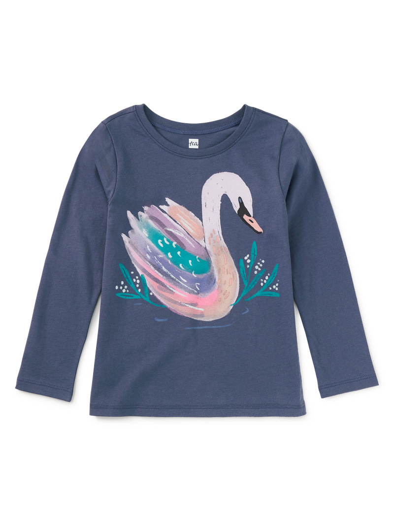 Painted Swan Graphic Tee in Triumph - View 1