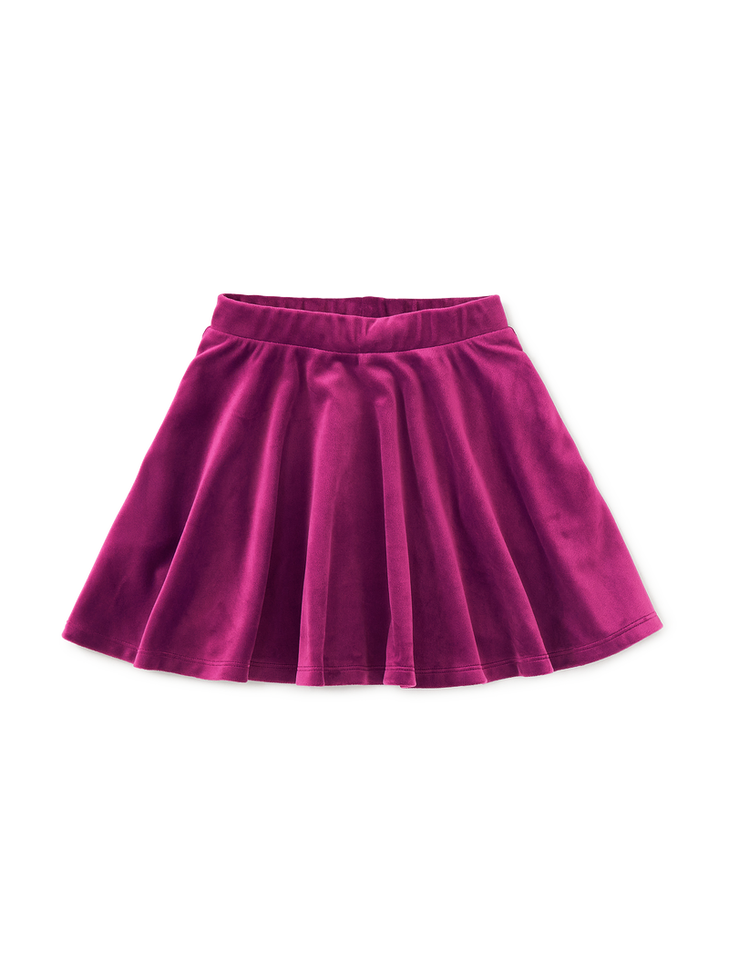 Velour Twirl Skirt in Cosmic Berry - View 1