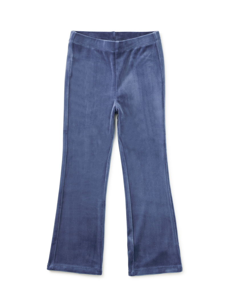 Very Velour Flare Pants in Naval Blue - View 1