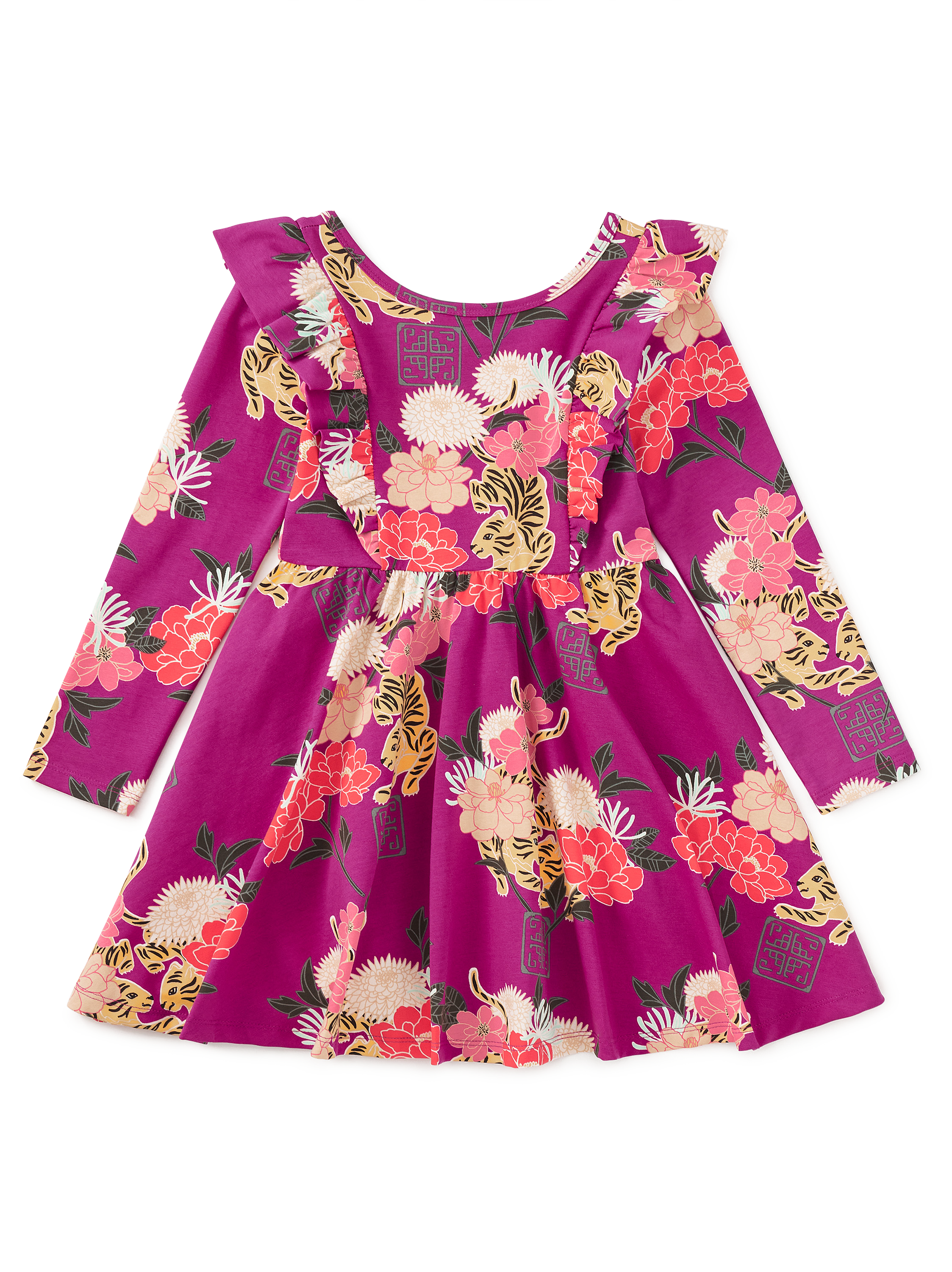 Ruffle Shoulder Ballet Dress