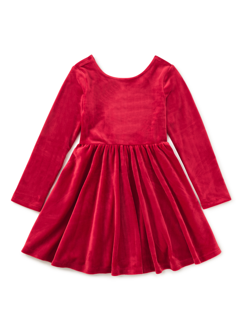 Velour Ballet Dress in Red Wagon - View 1