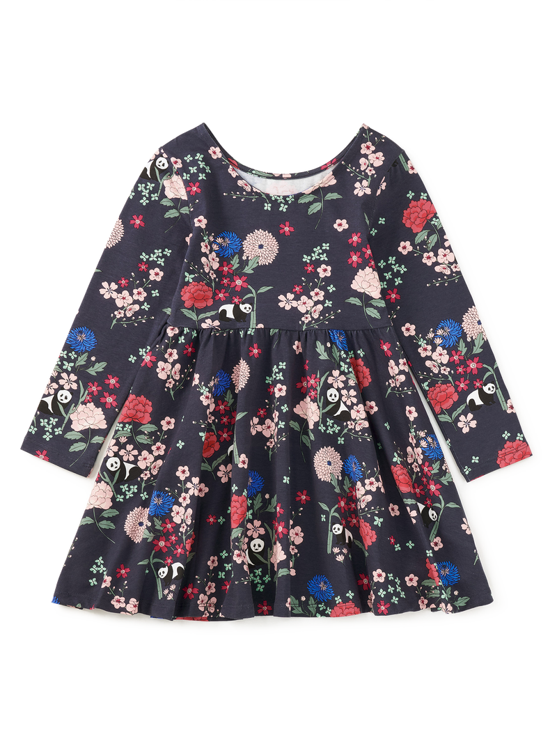 Printed Ballet Dress in Panda Floral - View 2