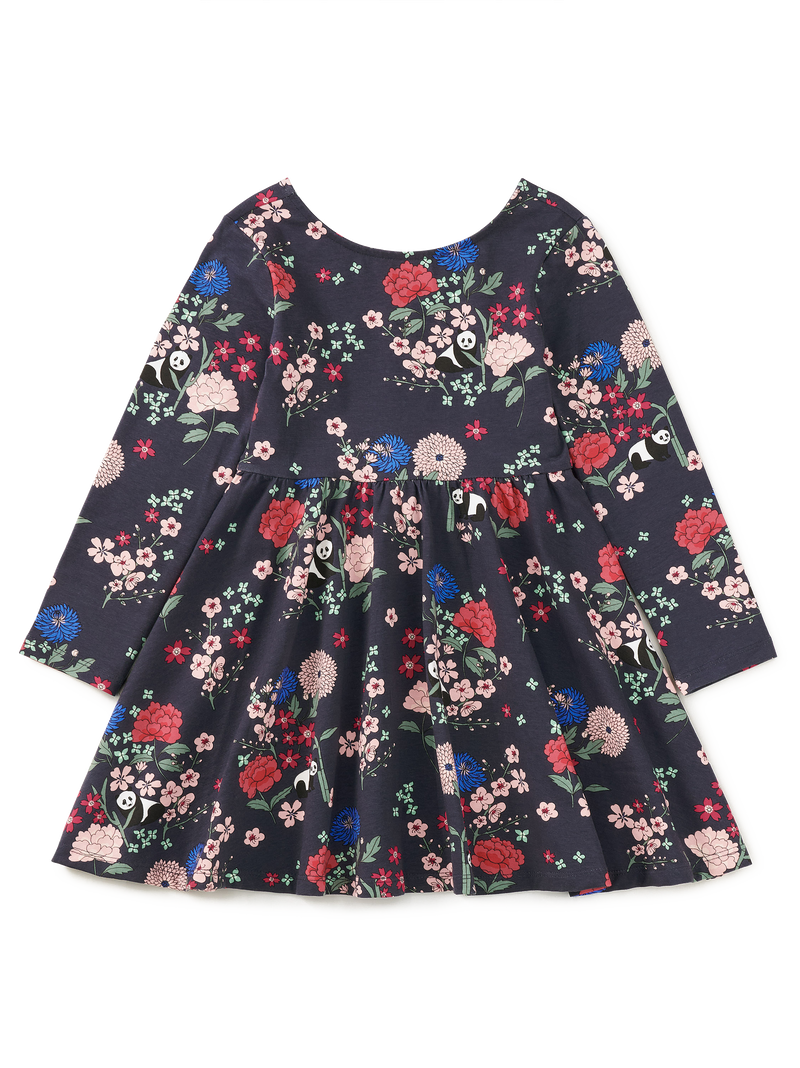 Printed Ballet Dress in Panda Floral - View 1