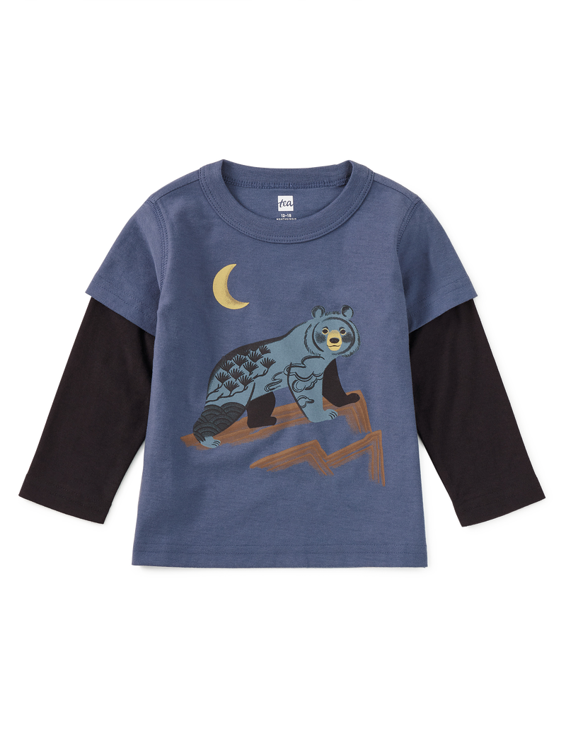 Decorated Bear Layered Tee in Triumph - View 2
