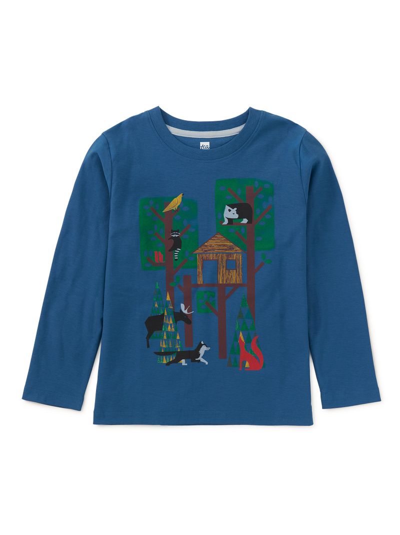 Bauhaus Graphic Tee in Dark Blue - View 1