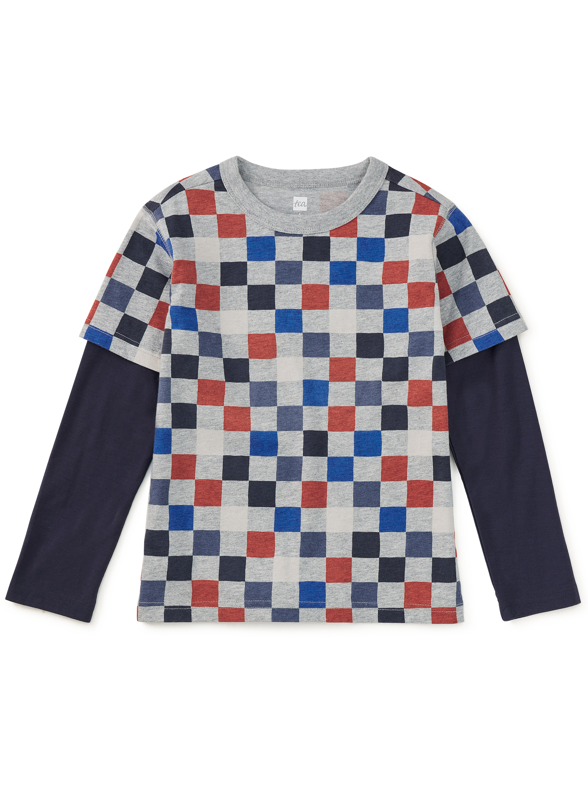 Printed Layered Sleeve Tee