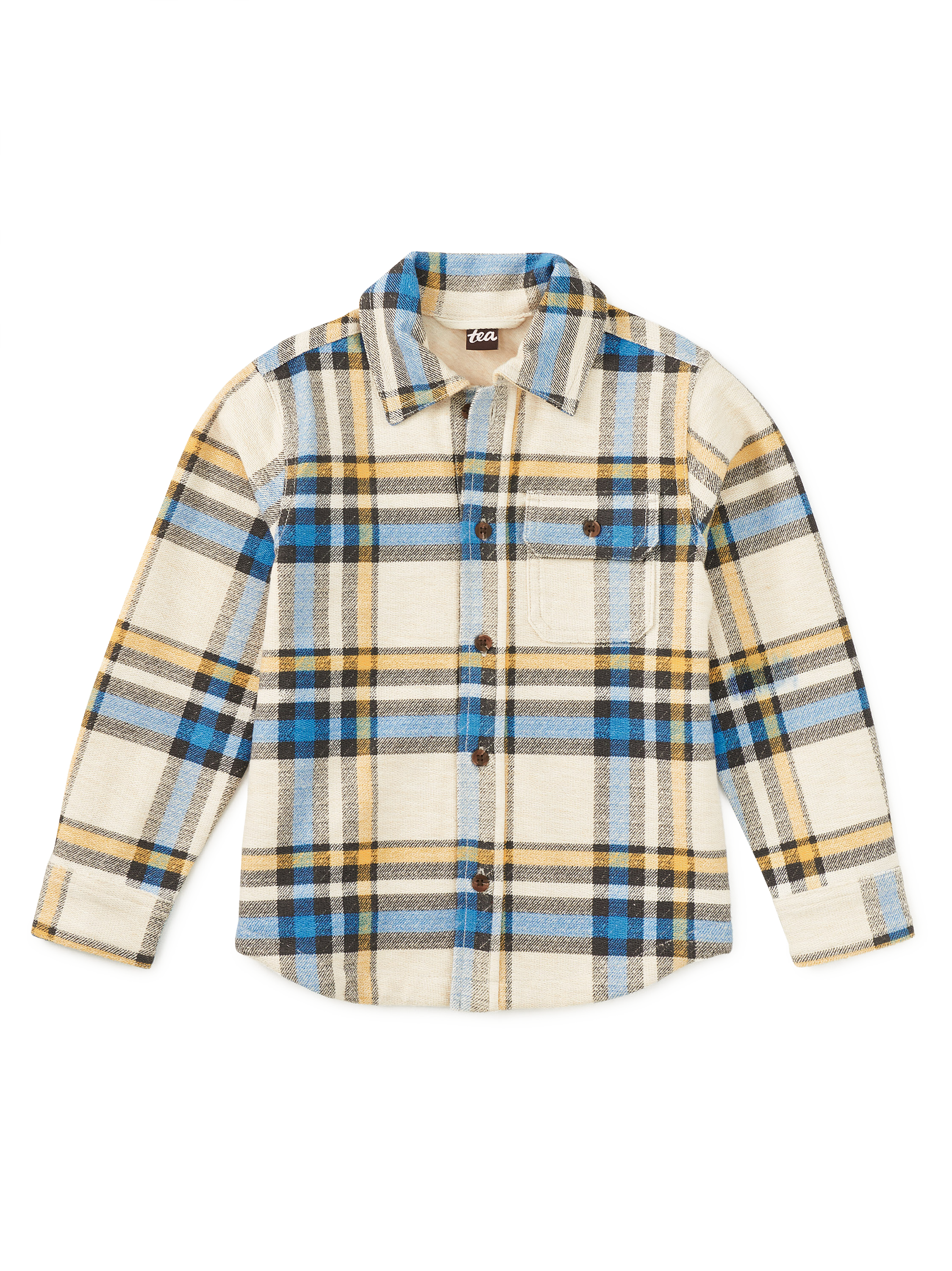 French Terry Plaid Shacket