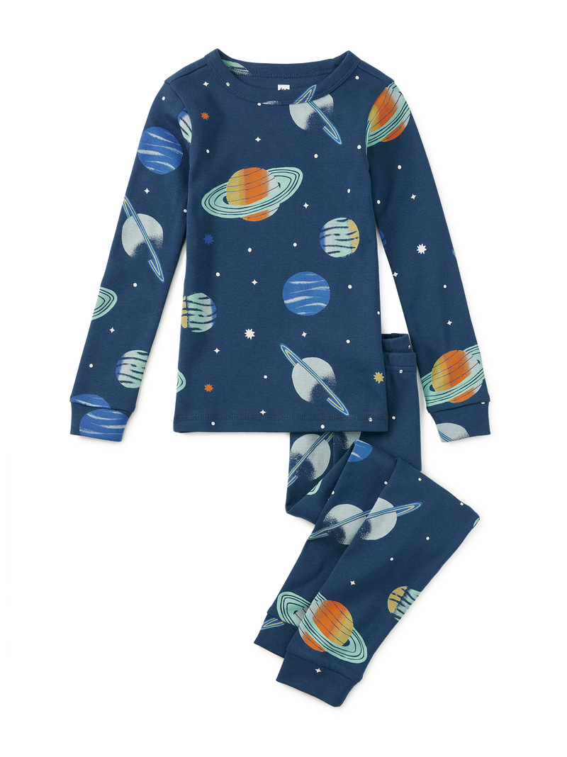 Goodnight Pajama Set in Planets And Stars - View 1