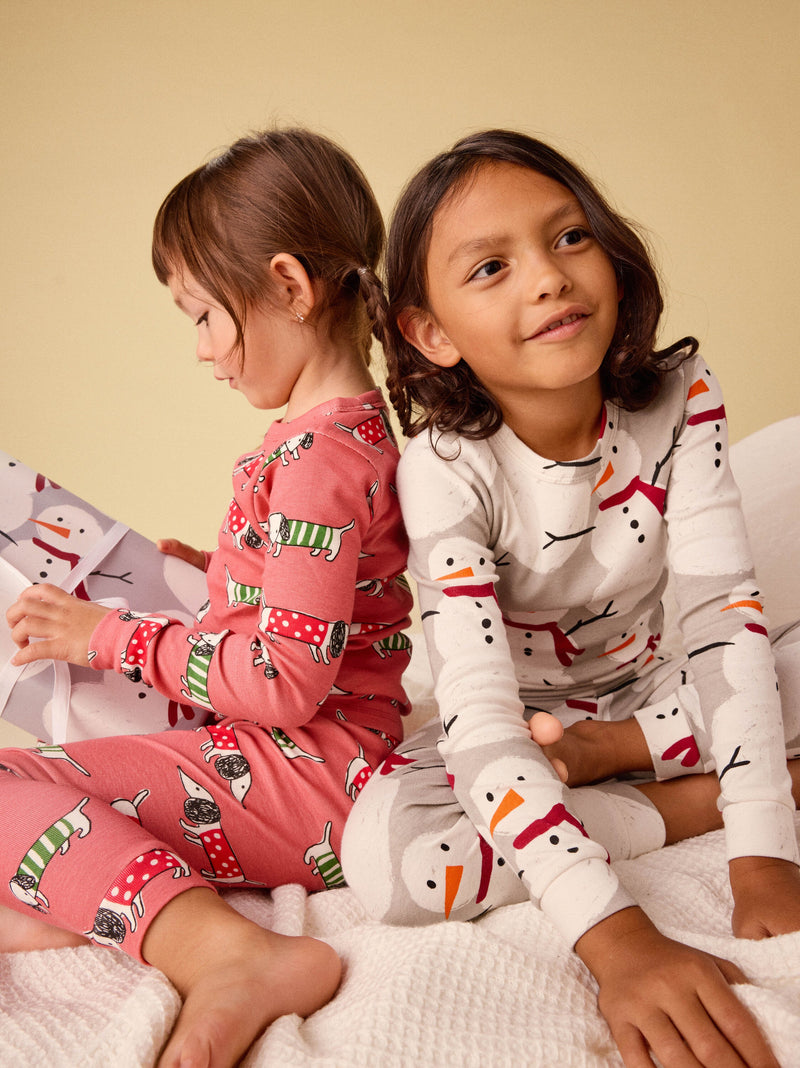 Goodnight Pajama Set in Friendly Snowman - View 2