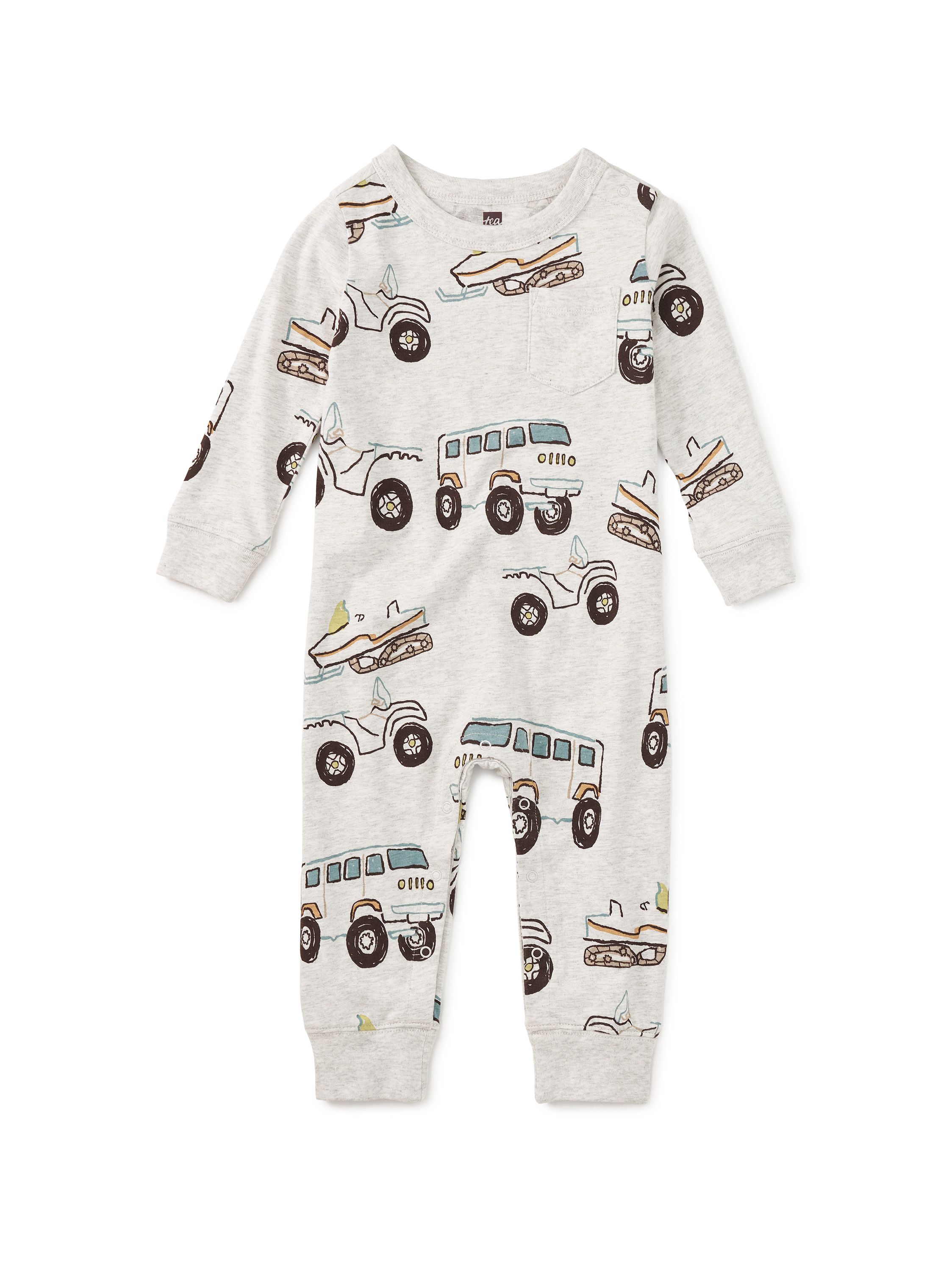 Long Sleeve Pocket Baby Romper