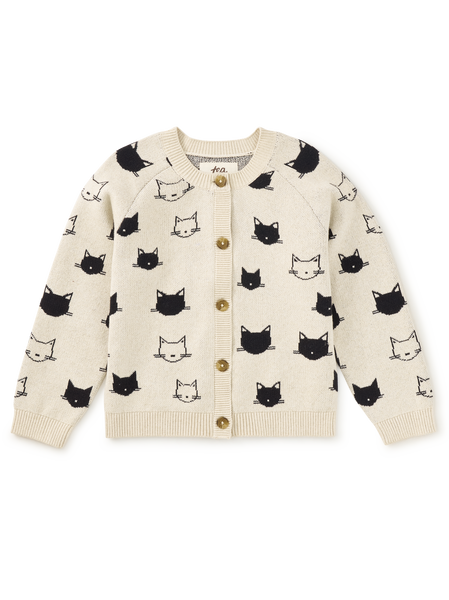 Girl Turkish Cats Turkish Cats Cardigan | Tea Collection