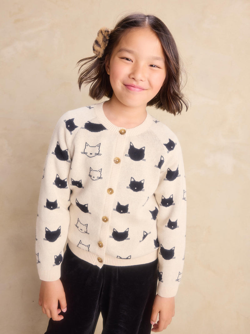 Turkish Cats Cardigan in Turkish Cats - View 2