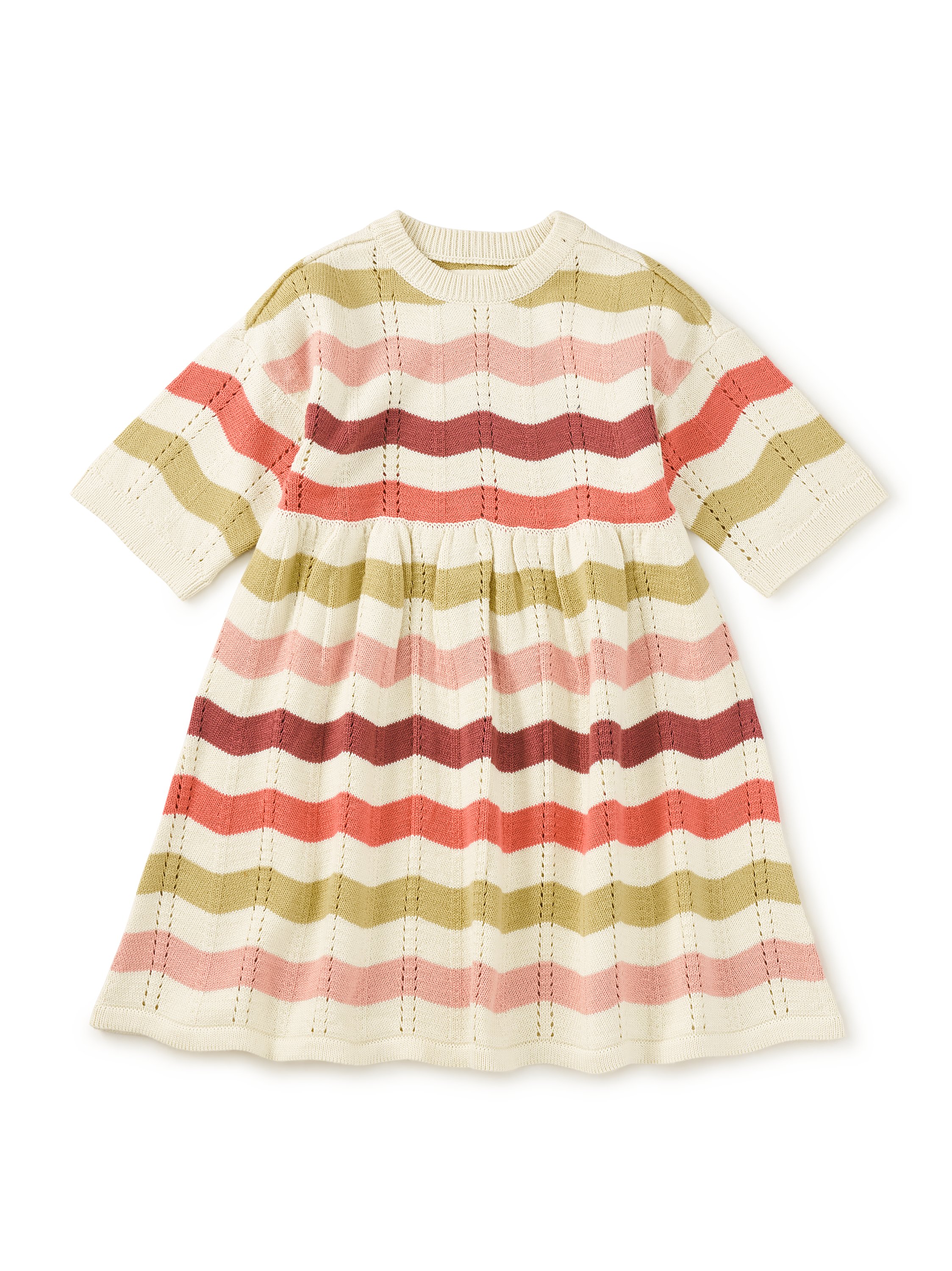 Pointelle Sweater Dress
