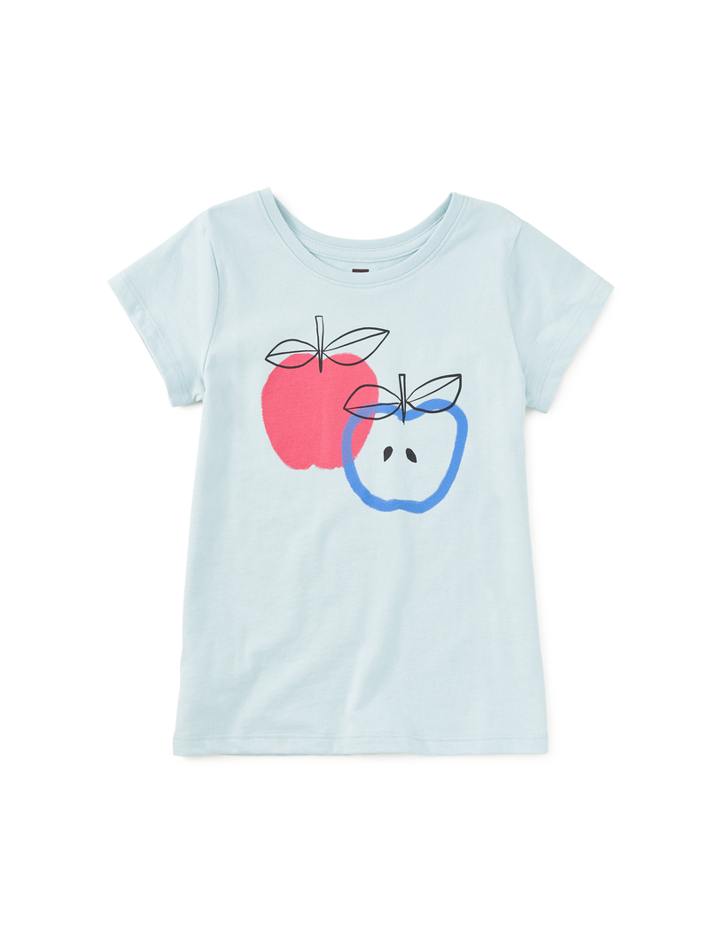 Apple Orchard Graphic Tee in Sterling Blue - View 1