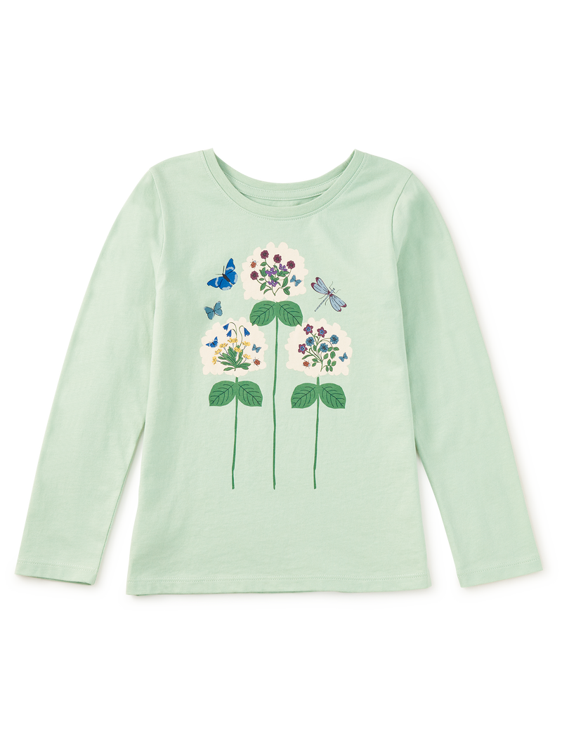 English Garden Graphic Tee in Mint Cream - View 1