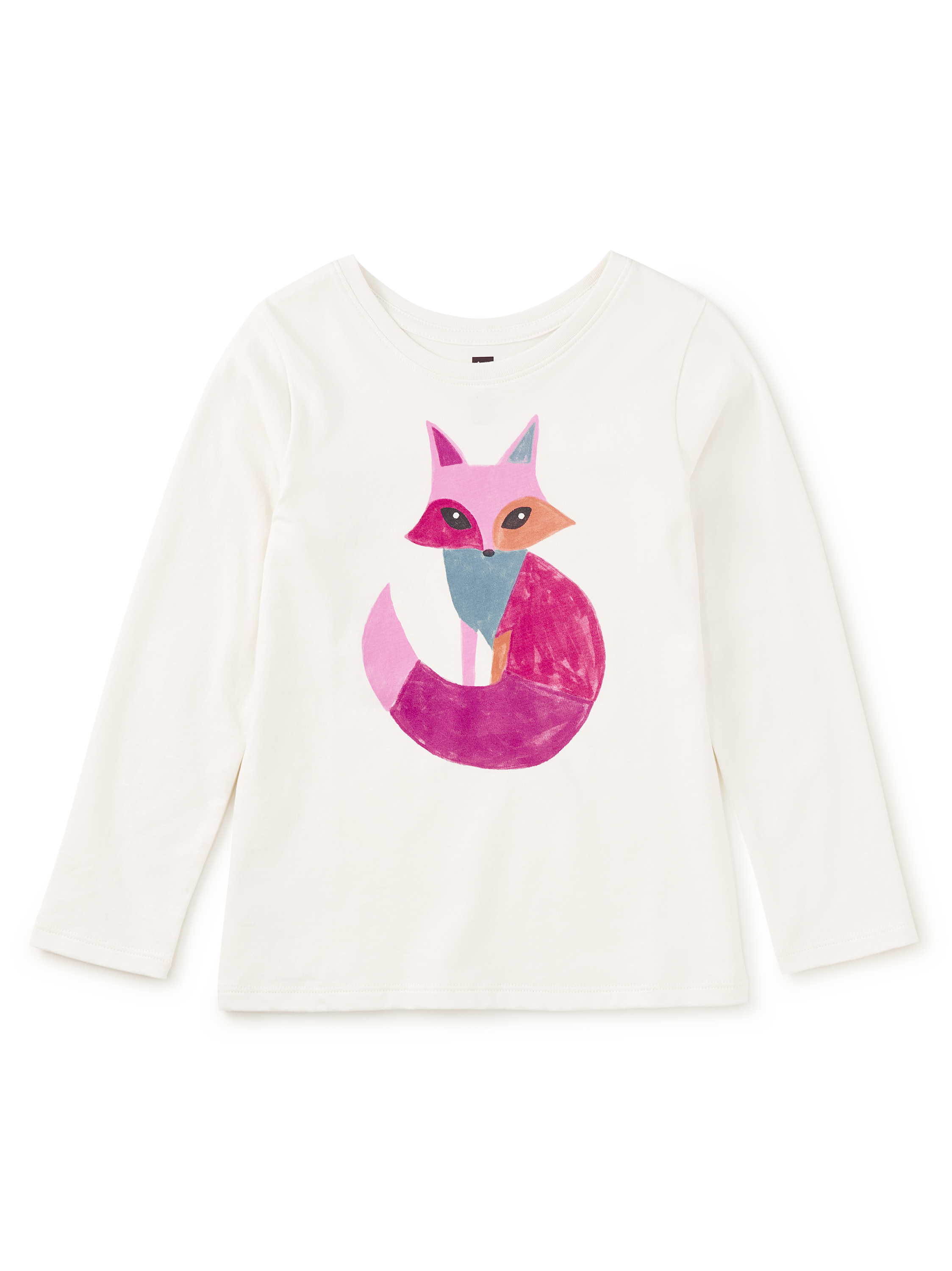Colorblock Fox Graphic Tee