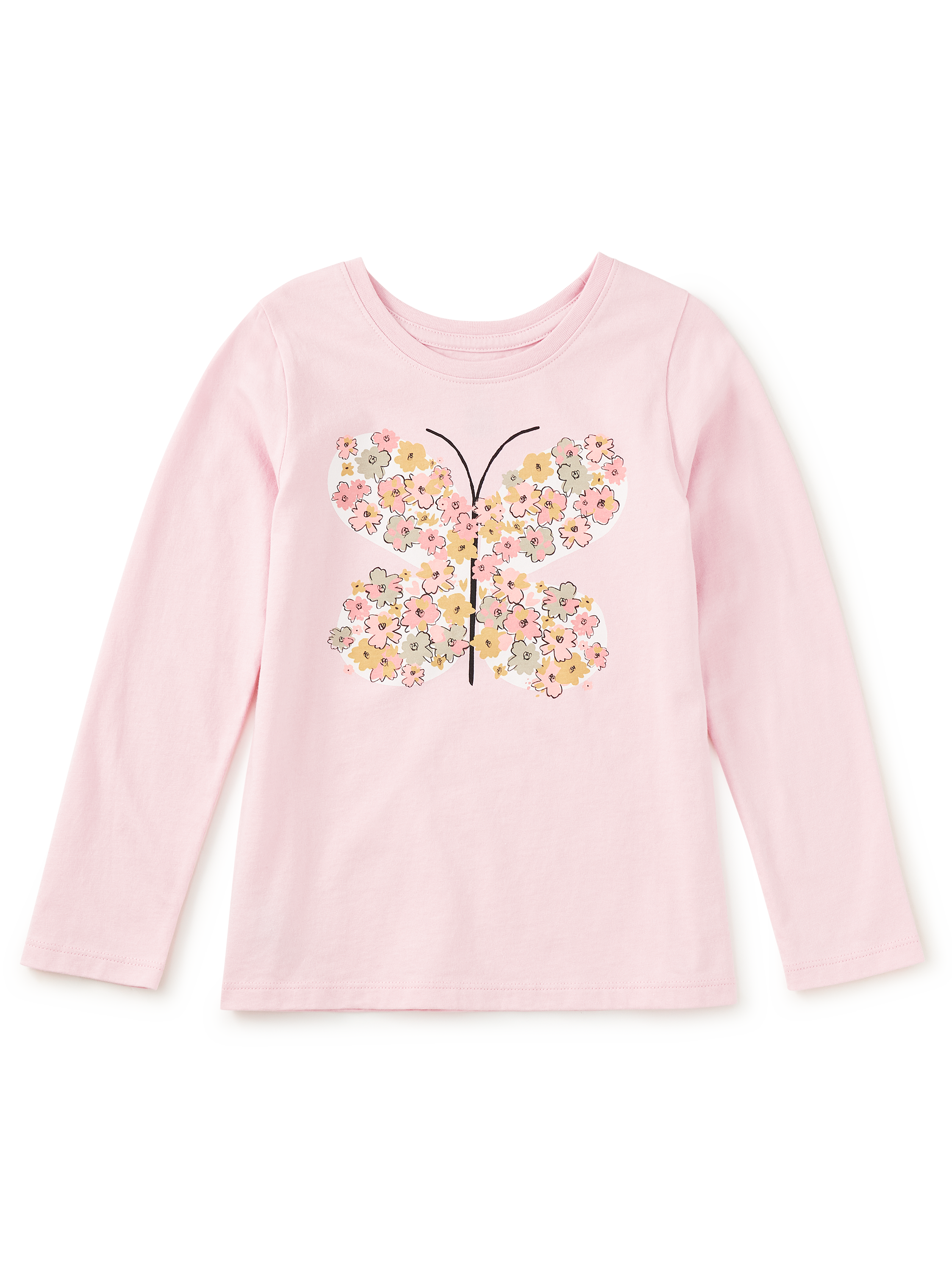 Tea Rose Butterfly Graphic Tee