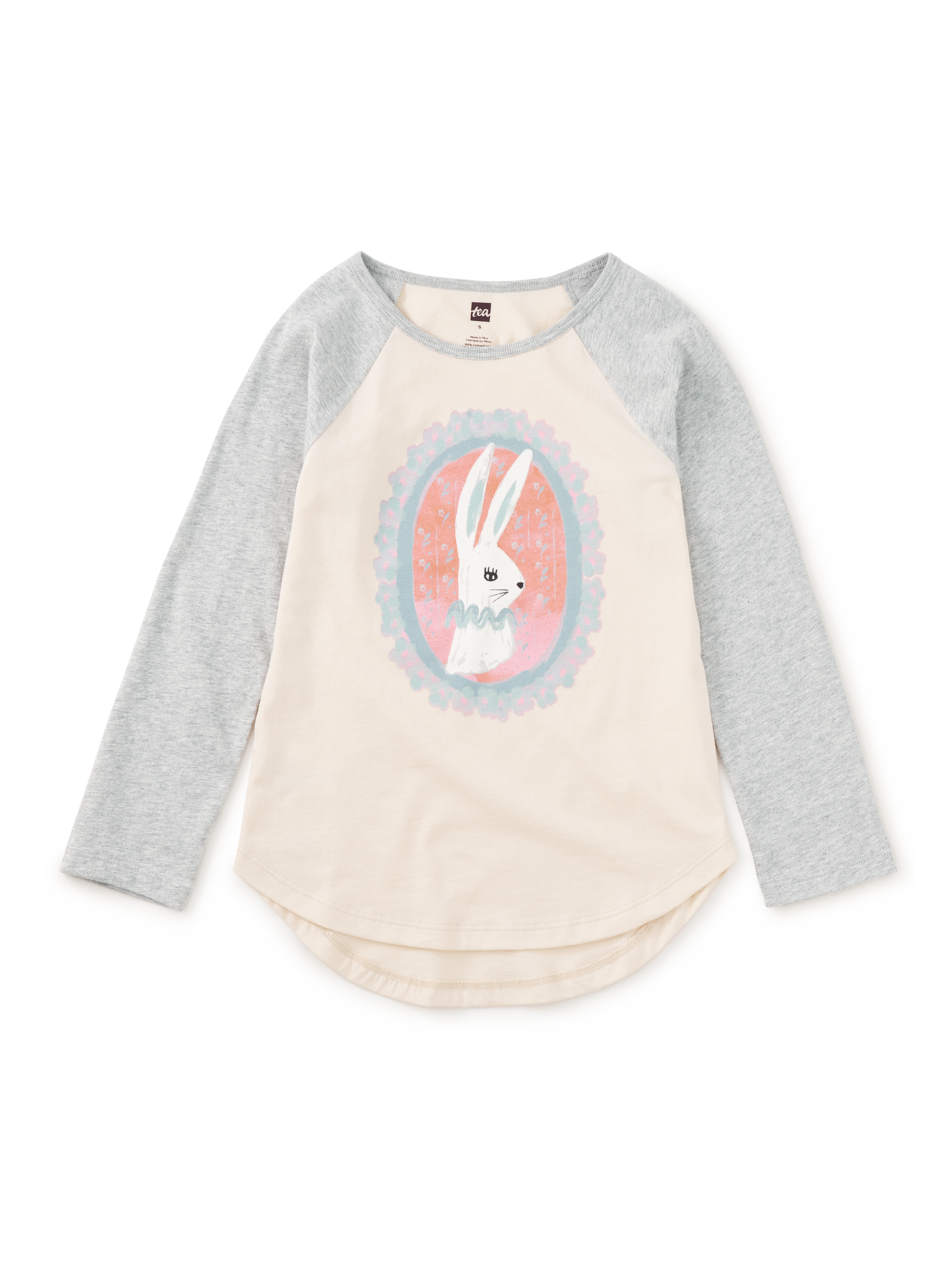 Cameo Bunny Graphic Raglan Tee