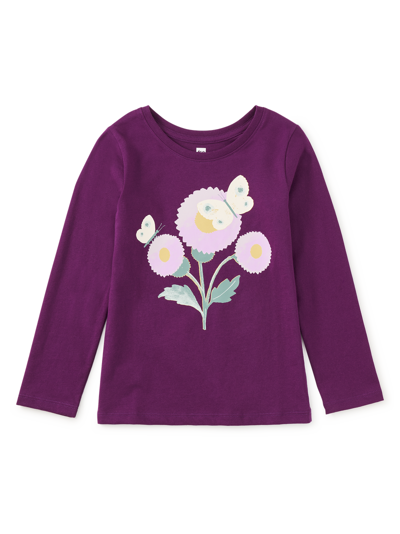 Butterfly Thistle Graphic Tee in Cosmic Berry - View 1
