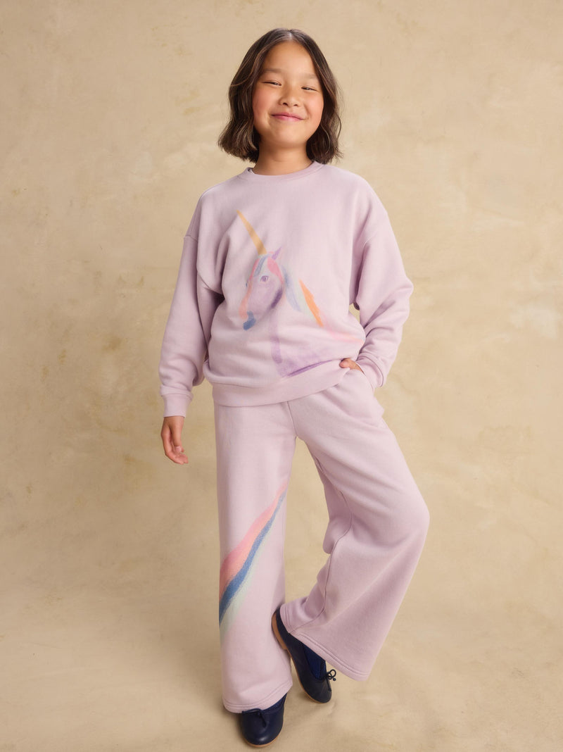 Painted Unicorn Popover in Urchin Purple - View 2