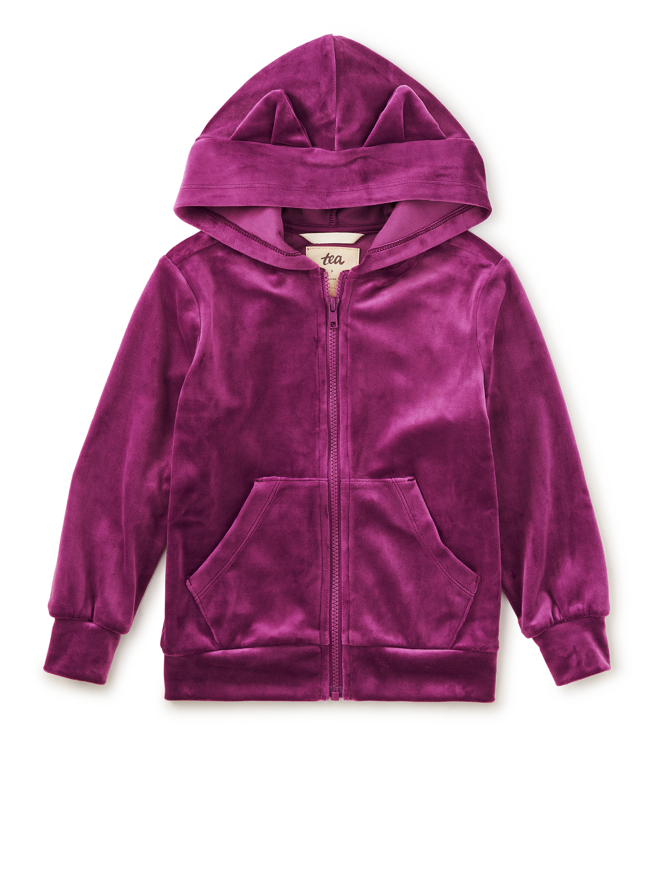 Cat Ears Velour Hoodie