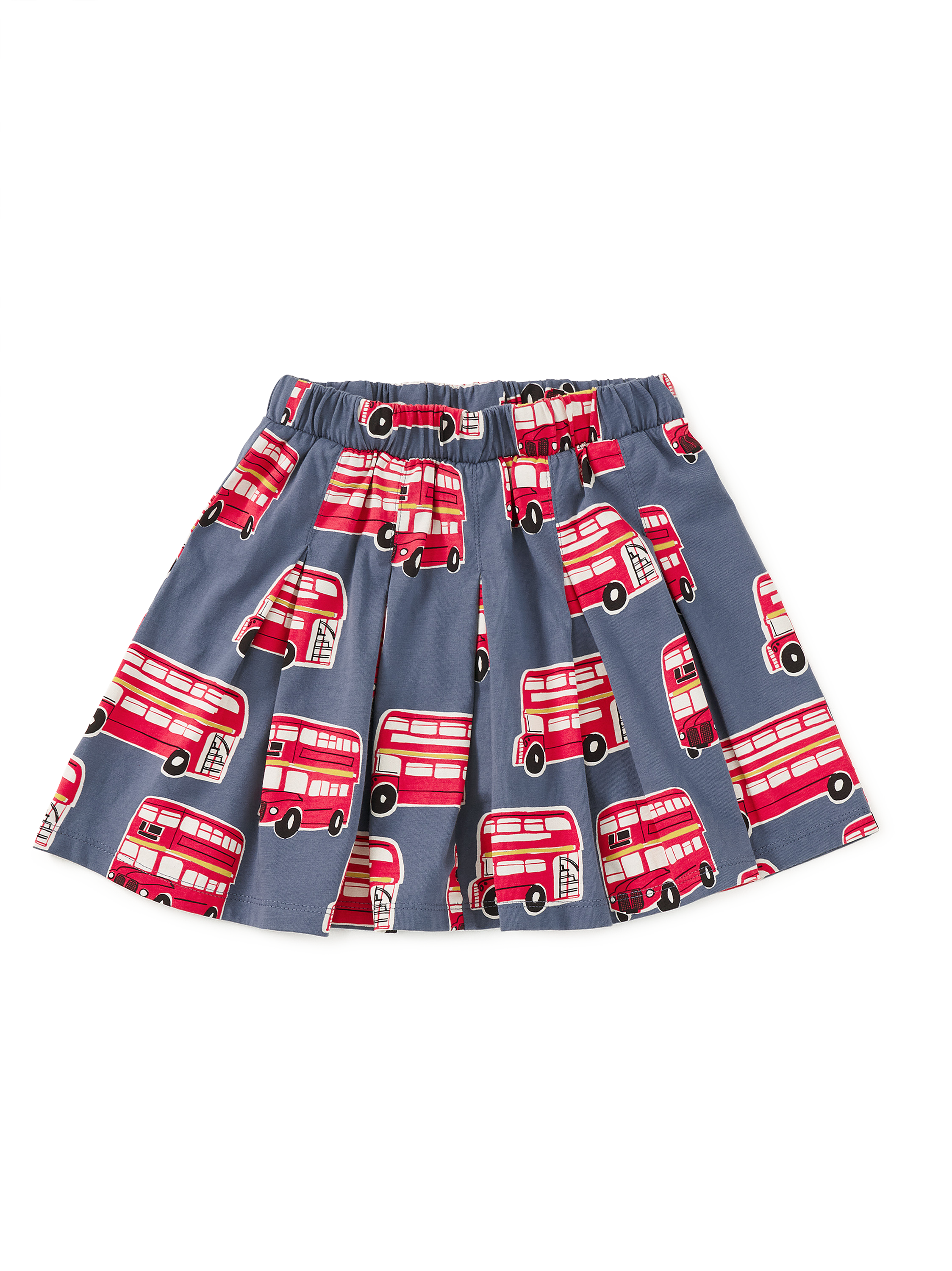 Pleated Jersey Skirt