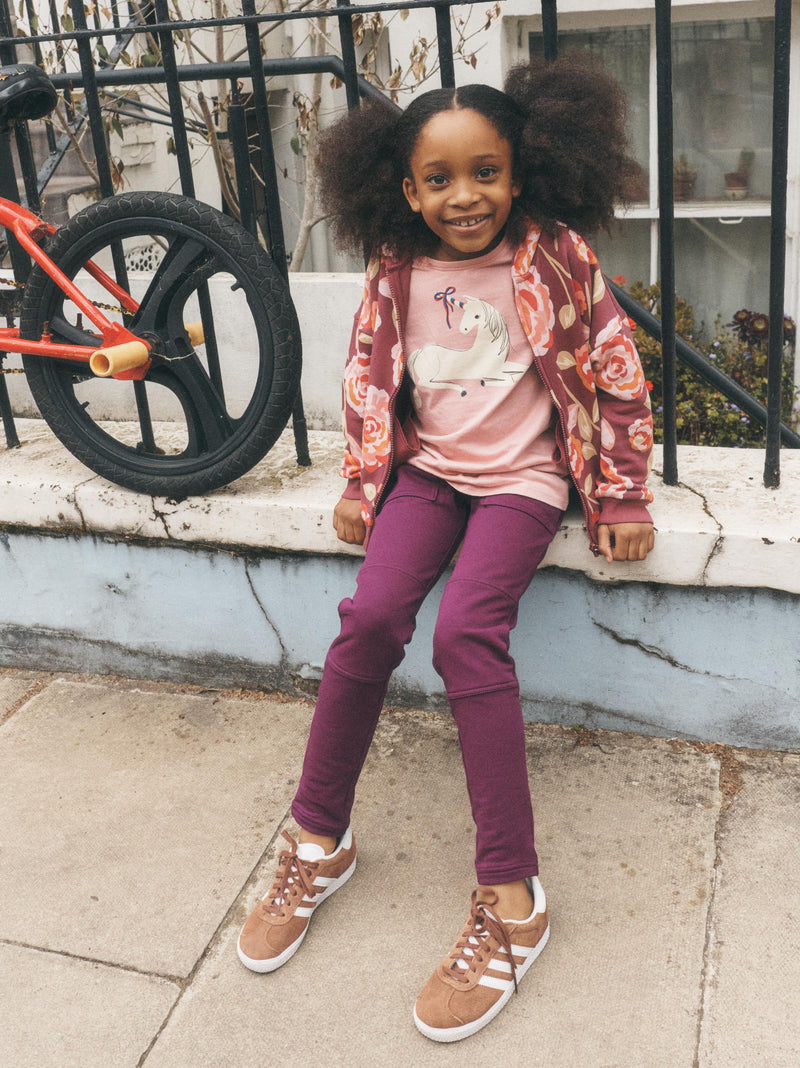 Playwear Jeggings in Cosmic Berry - View 2