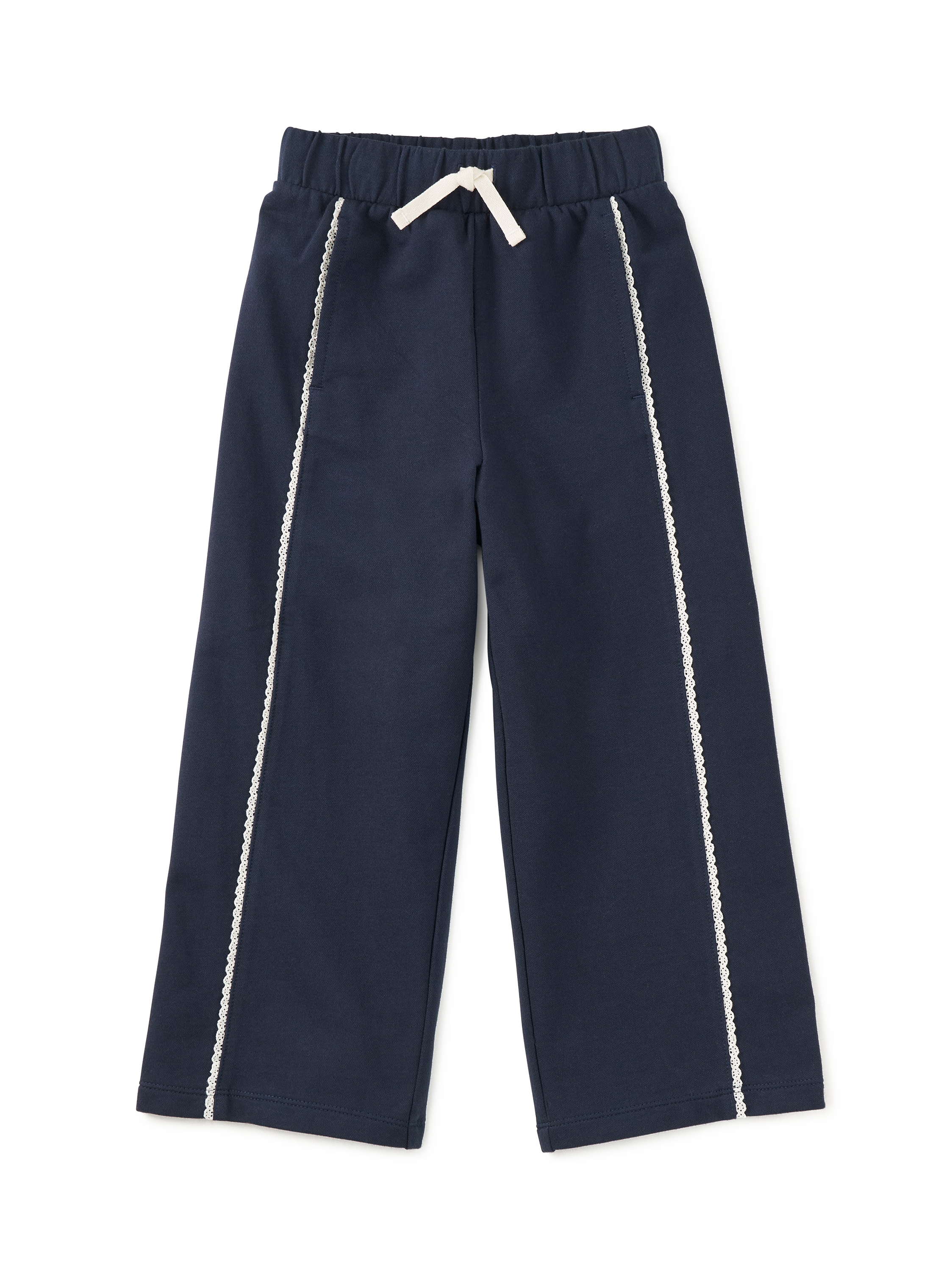 Lace Trim Track Pants