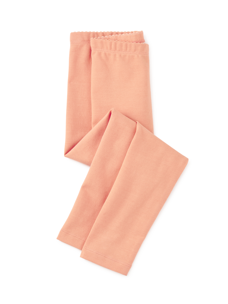 Solid Leggings in Shell Coral - View 1
