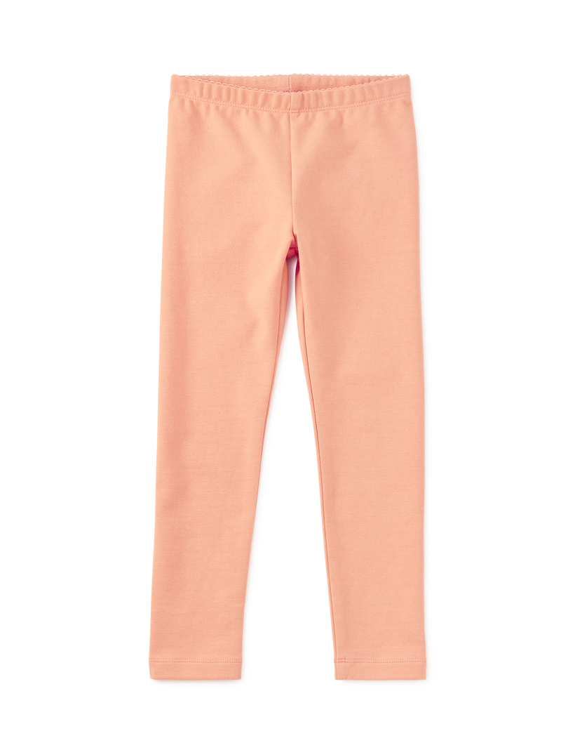 Solid Leggings in Shell Coral - View 2