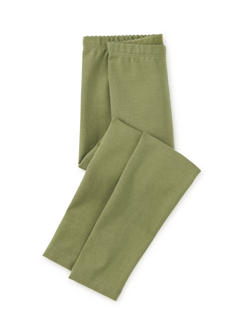 Solid Leggings in Loden Green - View 1