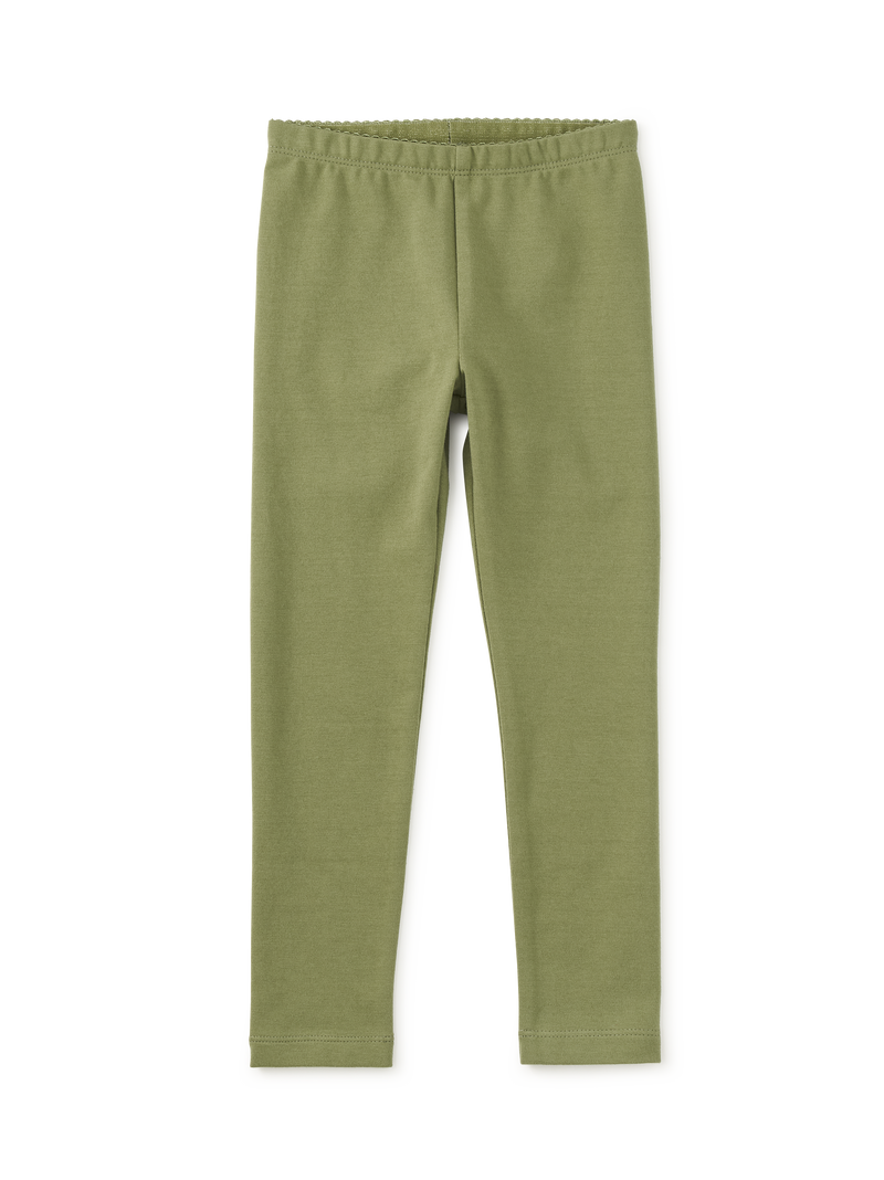 Solid Leggings in Loden Green - View 2